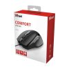 TRUST VOCA COMFORT MOUSE, 800-2400 DPI, 3 BUTTON, USB, 1.6M