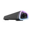 TRUST GAMING GXT 620 AXON, RGB GAMING SOUNDBAR WITH RAINBOW WAVE LIGHTING AND EASY-TO-REACH VOLUME CONTROL, 12W, USB POWER/3.5MM JACK 140CM, BLACK