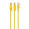 UTP CAT6 PATCH CORD, 0.25 M, YELLOW