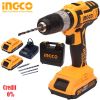 ШУРУПОВЕРТ АККУМУЛЯТОРНЫЙ УДАРНЫЙ INGCO CIDLI200215