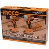 НАБОР ШУРУПОВЕРТ АККУМУЛЯТОРНЫЙ+ВИНТОВЁРТ УДАРНЫЙ INGCO LI-ION 20V/2*2A CKLI2006