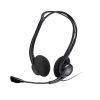 НАУШНИКИ С МИКРОФОНОМ LOGITECH 960 BLACK USB PC STEREO HEADSET, HEADSET: 20-20,000 HZ, MIC: 100-16,000 HZ, 2.4M, 981-000100 (CASTI CU MICROFON/НАУШНИКИ С МИКРОФОНОМ)