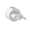 BOROFONE BA23A BRILLIANT DUAL PORT CHARGER (EU) WHITE, 2XUSB, 703996 (INCARCATOR UNIVERSAL/УНИВЕРСАЛЬНОЕ ЗАРЯДНОЕ УСТРОЙСТВО ДЛЯ ПЛАНШЕТОВ И СМАРТФОНОВ)