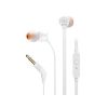 JBL T110 WHITE IN-EAR HEADPHONES, 20HZ-20KHZ, MICROPHONE, REMOTE, CABLE, JBLT110WHT