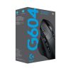 МЫШЬ БЕСПРОВОДНАЯ LOGITECH G604 LIGHTSPEED HERO WIRELESS GAMING MOUSE, SENSOR HERO 16K, , RESOLUTION:100-16,000 DPI, CONNECTION: WIRED/WIRELESS, 910-005649 (MOUSE/МЫШЬ)