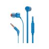 JBL T110 BLUE IN-EAR HEADPHONES, 20HZ-20KHZ, MICROPHONE, REMOTE, CABLE, JBLT110BLU