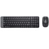 КЛАВИАТУРА+МЫШЬ LOGITECH MK220 BLACK WIRELESS DESKTOP USB, KEYBOARD + MOUSE, 920-003169