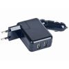 GEMBIRD MP3A-UC-ACCAR2 USB TRAVEL CHARGER FOR TABLETS, PHONES, MP3 PLAYERS, POWER OUTPUT: 5 V/ 2 A