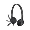 LOGITECH H340 BLACK USB HEADSET, HEADSET: 20HZ-20KHZ, MICROPHONE: 100HZ-10KHZ, 1.8M CABLE, 981-000475