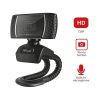 TRUST TRINO HD VIDEO WEBCAM, 720P HD WEBCAM WITH CONVENIENT BUILT-IN MICROPHONE, 1,43M, USB