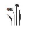 JBL T110 BLACK IN-EAR HEADPHONES, 20HZ-20KHZ, MICROPHONE, REMOTE, CABLE, JBLT110BLK