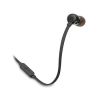 JBL T110 BLACK IN-EAR HEADPHONES, 20HZ-20KHZ, MICROPHONE, REMOTE, CABLE, JBLT110BLK