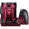 NIKON COOLPIX B500 RED, 16.0 MP 1/2.3" BSI CMOS SENSOR, NIKKOR F/3.0-6.5MM ED LENS, 22.5-900MM (35MM EQUIVALENT), 40X OPTICAL ZOOM LENS, 80X DYNAMIC ZOOM, 3" 921K-DOT TILTING LCD, FULL HD 1080P VIDEO RECORDING AT 30 FPS, BLUETOOTH (BLE), WI-FI, VNA953E1