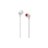 БЕСПРОВОДНЫЕ НАУШНИКИ С МИКРОФОНОМ ВНУТРИКАНАЛЬНЫЕ JBL TUNE T125BT WHITE BLUETOOTH WIRELESS IN-EAR HEADPHONES, 20HZ-20KHZ, 16 OHMS, 96DB, MICROPHONE, REMOTE, BT5.0, 120 MAH LITHIUM-ION POLYMER UP TO 16 HOURS, JBLT125BTWHT (CASTI CU MICROFON FARA FIR JBL /