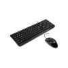 КЛАВИАТУРА+МЫШЬ SVEN KB-S330C, KEYBOARD + MOUSE, WATERPROOF DESIGN, CLASSIC FULLSIZE LAYOUT, USB, BLACK