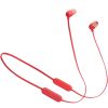 БЕСПРОВОДНЫЕ НАУШНИКИ С МИКРОФОНОМ ВНУТРИКАНАЛЬНЫЕ JBL TUNE T125BT RED BLUETOOTH WIRELESS IN-EAR HEADPHONES, 20HZ-20KHZ, 16 OHMS, 96DB, MICROPHONE, REMOTE, BT5.0, 120 MAH LITHIUM-ION POLYMER UP TO 16 HOURS, JBLT125BTCOR (CASTI CU MICROFON FARA FIR JBL / Б