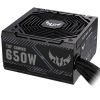БЛОК ПИТАНИЯ 650W ATX POWER SUPPLY ASUS TUF-GAMING-650B, 650W, 80 PLUS BRONZE, EPS12V, MILITARY-GRADE CERTIFICATION, DUAL BALL FAN BEARINGS, PROTECTIVE PCB COATING, 135MM AXIAL-TECH FAN, 0DB TECHNOLOGY, SLEEVED CABLES