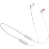 БЕСПРОВОДНЫЕ НАУШНИКИ С МИКРОФОНОМ ВНУТРИКАНАЛЬНЫЕ JBL TUNE T125BT WHITE BLUETOOTH WIRELESS IN-EAR HEADPHONES, 20HZ-20KHZ, 16 OHMS, 96DB, MICROPHONE, REMOTE, BT5.0, 120 MAH LITHIUM-ION POLYMER UP TO 16 HOURS, JBLT125BTWHT (CASTI CU MICROFON FARA FIR JBL /
