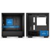 КОРПУС CASE MIDDLETOWER DEEPCOOL MATREXX 40 3FS MICRO-ATX BLACK NO PSU, SIDE WINDOW, 1XUSB3.0/ 1XUSB2.0/ AUDIO PRE-INSTALLED: 3X120MM TRI-COLOR FAN