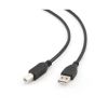 GEMBIRD CCP-USB2-AMBM-6, CABLE USB2.0 PROFESSIONAL SERIES, 1.8 M, USB 2.0 A-PLUG B-PLUG, BLACK