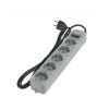ФИЛЬТР ИМПУЛЬСНЫХ ПОМЕХ GEMBIRD SURGE PROTECTOR SPG3-B-10C, 5 SOCKETS, 3M, UP TO 250V AC, 16 A, SAFETY CLASS IP20, GREY