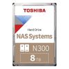 ЖЕСТКИЙ ДИСК 3.5 HDD 8TB TOSHIBA NAS STORAGE N300 HDWG480UZSVA 7200 RPM SATA3 6GB/S 256MB