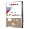 ЖЕСТКИЙ ДИСК 3.5 HDD 8TB TOSHIBA NAS STORAGE N300 HDWG480UZSVA 7200 RPM SATA3 6GB/S 256MB