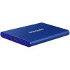1TB SAMSUNG PORTABLE SSD T7 MU-PC1T0H/WW EXTERNAL SSD, BLUE, READ 1050 MB/S, WRITE 1000 MB/S, SHOCK RESISTANCE, USB 3.2 GEN.2 (SSD EXTERN/ВНЕШНИЙ SSD)