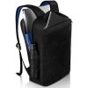 RUCSAC DELL 15.6" ESSENTIAL  ES1520P WATER BOTTLE HOLDER, WATER RESISTANT, ZIPPERED FRONT POCKET, REFLECTIVE ELEMENTS, FOAM PADDED LAPTOP COMPARTMENT,