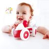 HAPE E0064A  ДЕРЕВЯННАЯ ИГРУШКА. МАШИНКА КРАСНАЯ