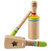 HAPE E0301A ДЕРЕВЯННАЯ ИГРУШКА ПОГРЕМУШКА - НАБОР ДЕРЕВЯННЫХ МУЗЫКАЛЬНЫХ ИНСТРУМЕНТОВ