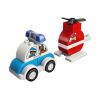 LEGO DUPLO 10957 КОНСТРУКТОР МОЙ ПЕРВЫЙ ПОЖАРНЫЙ ВЕРТОЛЕТ И ПОЛИЦЕЙСКИЙ АВТОМОБИЛЬ