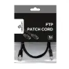PATCH CORD CABLEXPERT PP22-0.5M/BK, CAT5E FTP, 0,5M, NEGRU