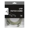 ПАТЧ-КОРД CABLEXPERT PP12-5M, CAT5E UTP, 5М, СЕРЫЙ