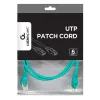 ПАТЧ-КОРД CABLEXPERT PP6U-1M/G, CAT6 UTP, 1М, ЗЕЛЁНЫЙ