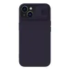 ЧЕХОЛ NILLKIN IPHONE 14 CAMSHIELD SILKY MAGNETIC SILICONE, ТЕМНО-ФИОЛЕТОВЫЙ