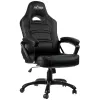 SCAUN GAMING GAMEMAX GCR07, PU PIELE, NEGRU