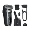 APARAT DE RAS ELECTRIC BRAUN 71-S7200CC, ARGINTIU