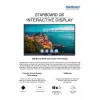 INTERACTIVE DISPLAY STARBOARD IFPD-QS1-75AOC: 75", 4K, TOUCH, ANDROID 11