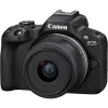 БЕЗЗЕРКАЛЬНЫЙ ФОТОАППАРАТ CANON EOS R50 BLAC & RF-S 18-45MM & RF-S 55-210MM KIT, ЧЁРНЫЙ