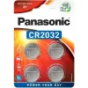BATERII ROTUNDE PANASONIC CR-2032EL, CR2032, 220MAH, 4BUC.