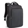 RUCSAC PENTRU LAPTOP RIVACASE CENTRAL, 15.6", POLIESTER, NEGRU