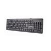 КЛАВИАТУРА GEMBIRD KB-UM-106-RU MULTIMEDIA KEYBOARD, SILENT, 9 HOTKEYS, USB, BLACK, EN/RU