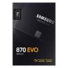 ВНУТРЕНИЙ ВЫСОКОСКОРОСТНОЙ НАКОПИТЕЛЬ 1TB SSD 2.5 SAMSUNG 870 EVO MZ-77E1T0B/EU, READ 560MB/S, WRITE 530MB/S, SATA III 6.0GBPS (SOLID STATE DRIVE INTERN SSD/ВНУТРЕНИЙ ВЫСОКОСКОРОСТНОЙ НАКОПИТЕЛЬ SSD)