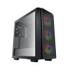 КОРПУС CASE MIDDLETOWER DEEPCOOL CG560 ATX BLACK, NO PSU, SIDE PANEL TEMPERED GLASS,  2XUSB3.0, AUDIO X 1/MIC X 1, PRE-INSTALLED LED FANS: FRONT 3X120MM, REAR 1X140MM (CARCASA/КОРПУС)