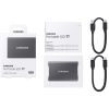 2TB SAMSUNG PORTABLE SSD T7 MU-PC2T0T/WW EXTERNAL SSD, BLACK, READ 1050 MB/S, WRITE 1000 MB/S, SHOCK RESISTANCE, USB 3.2 GEN.2 (SSD EXTERN/ВНЕШНИЙ SSD)