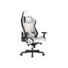 ИГРОВОЕ КРЕСЛО LUMI PREMIUM GAMING CHAIR CH06-36 WITH HEADREST & LUMBAR SUPPORT , BLACK/WHITE, PVC LEATHER, 2D ARMREST, STEEL FRAME, 350MM NYLON PLASTIC BASE, PU CASTER, 80MM CLASS 4 GAS LIFT, WEIGHT CAPACITY 180 KG