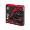 CASE/CPU FAN ARCTIC BIONIX P140 RED, ESPORT FAN, PWM PST, 140X140X28 MM, 4-PIN, 200-1950RPM, NOISE 0.45 SONE, 77.6 CFM / 131.92 M3/H
