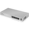 UBIQUITI UNIFI SWITCH 16 (USW-16-POE), 16-PORT 802.3AT POE GIGABIT SWITCH WITH SFP, 2-PORTS SFP, 8 PORTS POE+ IEEE 802.3AT/AF, POE OUTPUT 42W, 1.3" TOUCHSCREEN DISPLAY, NON-BLOCKING THROUGHPUT: 18 GBPS, SWITCHING CAPACITY: 36 GBPS,RACKMOUNTABLE