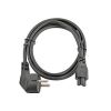 GEMBIRD PC-186-ML12 VDE-APPROVED MOLDED POWER CORD, 1.8M (КАБЕЛЬ ПИТАНИЯ С ЗАЗЕМЛЕНИЕМ ДЛЯ НОУТБУКОВ) (CABLU ALIMENTARE/КАБЕЛЬ ПИТАНИЯ)